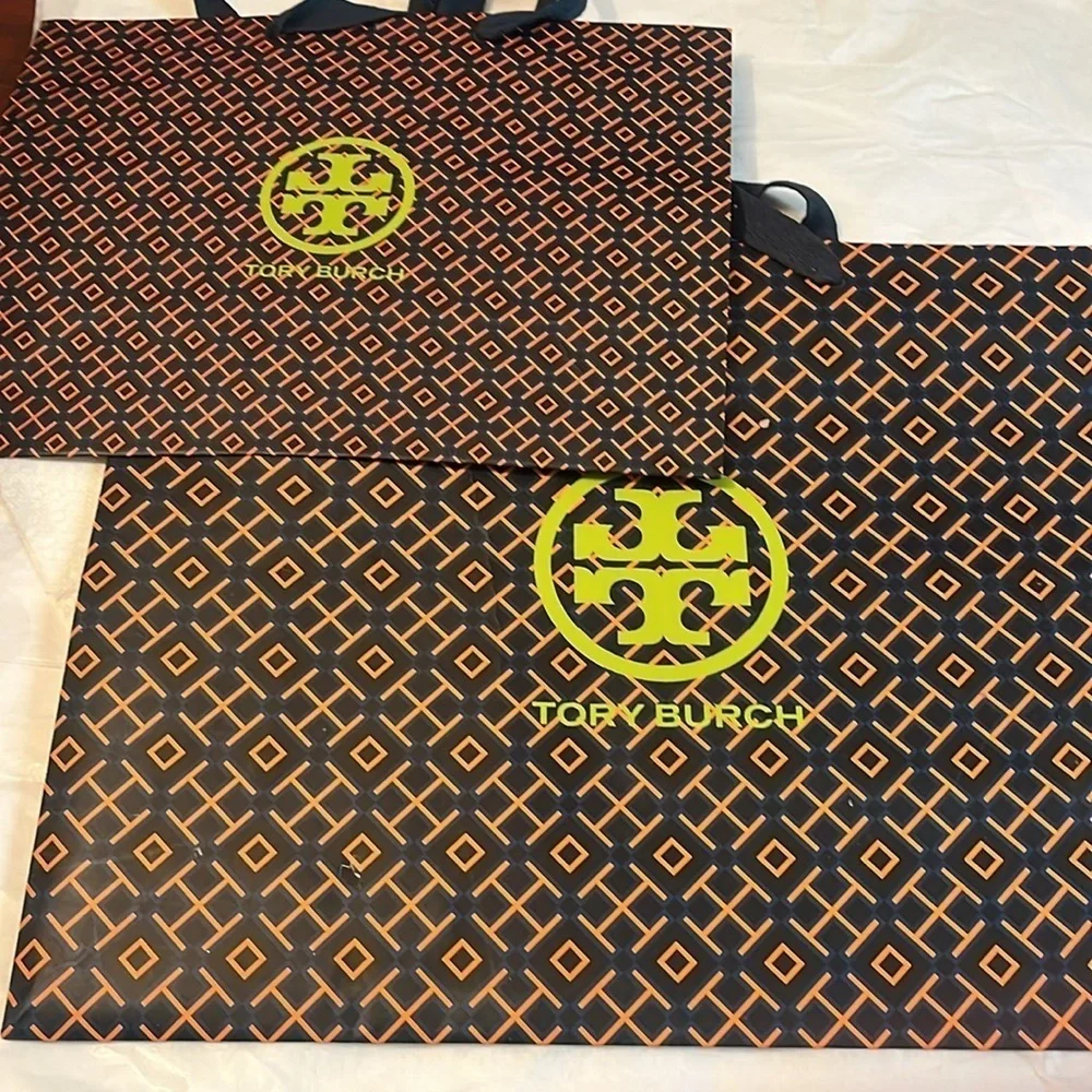 Tory Burch Shopping Totes Bag (2) Cloth Straps